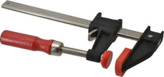 Bessey - 6" Capacity, 2-1/2" Throat Depth Cast Iron Bar Clamp - 600 Lb Clamping Pressure, 10" OAL - Benchmark Tooling