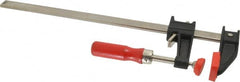 Bessey - 12" Capacity, 2-1/2" Throat Depth Cast Iron Bar Clamp - 600 Lb Clamping Pressure, 16" OAL - Benchmark Tooling