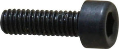 Holo-Krome - M2.5x0.45 Metric Coarse Hex Socket Drive, Socket Cap Screw - Grade 12.9 Alloy Steel, Black Oxide Finish, Fully Threaded, 8mm Length Under Head - Benchmark Tooling