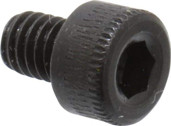 Holo-Krome - M4x0.70 Metric Coarse Hex Socket Drive, Socket Cap Screw - Grade 12.9 Alloy Steel, Black Oxide Finish, Fully Threaded, 5mm Length Under Head - Benchmark Tooling