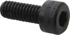 Holo-Krome - M4x0.70 Metric Coarse Hex Socket Drive, Socket Cap Screw - Grade 12.9 Alloy Steel, Black Oxide Finish, Fully Threaded, 10mm Length Under Head - Benchmark Tooling