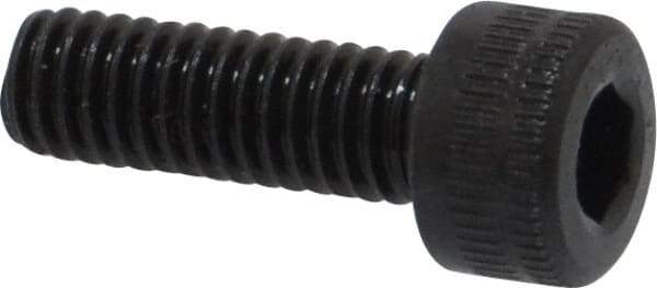 Holo-Krome - M4x0.70 Metric Coarse Hex Socket Drive, Socket Cap Screw - Grade 12.9 Alloy Steel, Black Oxide Finish, Fully Threaded, 12mm Length Under Head - Benchmark Tooling