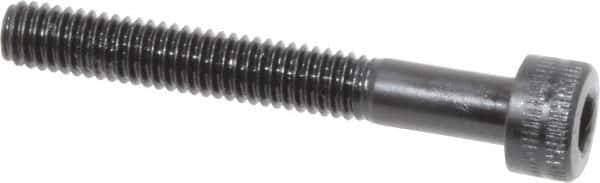 Holo-Krome - M4x0.70 Metric Coarse Hex Socket Drive, Socket Cap Screw - Grade 12.9 Alloy Steel, Black Oxide Finish, Partially Threaded, 30mm Length Under Head - Benchmark Tooling