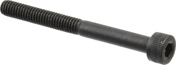 Holo-Krome - M4x0.70 Metric Coarse Hex Socket Drive, Socket Cap Screw - Grade 12.9 Alloy Steel, Black Oxide Finish, Partially Threaded, 40mm Length Under Head - Benchmark Tooling