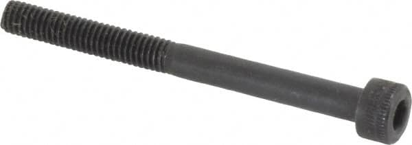 Holo-Krome - M4x0.70 Metric Coarse Hex Socket Drive, Socket Cap Screw - Grade 12.9 Alloy Steel, Black Oxide Finish, Partially Threaded, 45mm Length Under Head - Benchmark Tooling