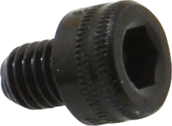 Holo-Krome - M5x0.80 Metric Coarse Hex Socket Drive, Socket Cap Screw - Grade 12.9 Alloy Steel, Black Oxide Finish, Fully Threaded, 6mm Length Under Head - Benchmark Tooling