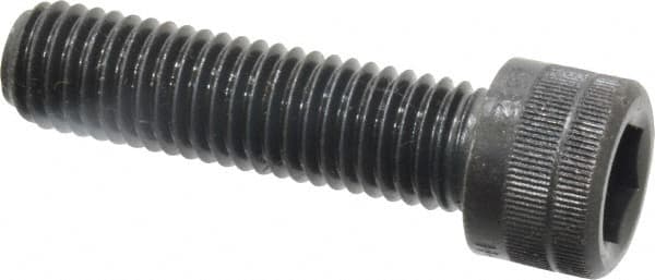 Holo-Krome - M12x1.75 Metric Coarse Hex Socket Drive, Socket Cap Screw - Grade 12.9 Alloy Steel, Black Oxide Finish, Fully Threaded, 45mm Length Under Head - Benchmark Tooling