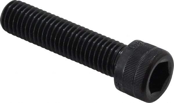 Holo-Krome - M12x1.75 Metric Coarse Hex Socket Drive, Socket Cap Screw - Grade 12.9 Alloy Steel, Black Oxide Finish, Fully Threaded, 50mm Length Under Head - Benchmark Tooling