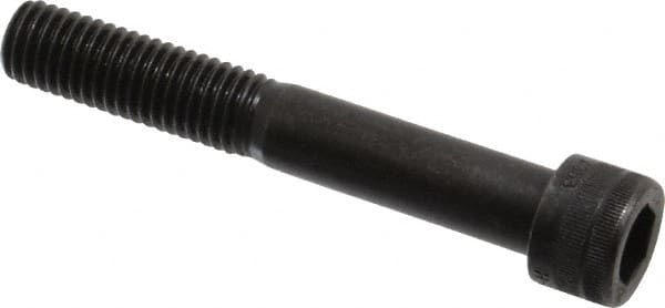 Holo-Krome - M12x1.75 Metric Coarse Hex Socket Drive, Socket Cap Screw - Grade 12.9 Alloy Steel, Black Oxide Finish, Partially Threaded, 75mm Length Under Head - Benchmark Tooling