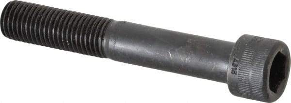 Holo-Krome - M16x2.00 Metric Coarse Hex Socket Drive, Socket Cap Screw - Grade 12.9 Alloy Steel, Black Oxide Finish, Partially Threaded, 100mm Length Under Head - Benchmark Tooling