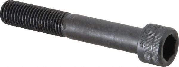 Holo-Krome - M16x2.00 Metric Coarse Hex Socket Drive, Socket Cap Screw - Grade 12.9 Alloy Steel, Black Oxide Finish, Partially Threaded, 130mm Length Under Head - Benchmark Tooling