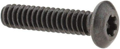 Camcar - #6-32 UNC Torx Plus Drive, Button Screw - Alloy Steel, Black Oxide Finish, Fully Threaded, 5/8" Length Under Head - Benchmark Tooling