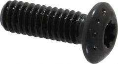 Camcar - #8-32 UNC Torx Plus Drive, Button Screw - Alloy Steel, Black Oxide Finish, Fully Threaded, 1/2" Length Under Head - Benchmark Tooling
