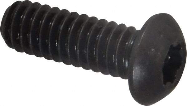 Camcar - 1/4-20 UNC Torx Plus Drive, Button Screw - Alloy Steel, Black Oxide Finish, Fully Threaded, 3/4" Length Under Head - Benchmark Tooling