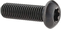 Camcar - 5/16-24 UNF Torx Plus Drive, Button Screw - Alloy Steel, Black Oxide Finish, Fully Threaded, 1" Length Under Head - Benchmark Tooling