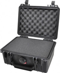 Pelican Products, Inc. - 7-51/64" Wide x 7-9/16" Deep x 4-19/64" High, Clamshell Hard Case - Black, Plastic - Benchmark Tooling