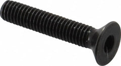 Holo-Krome - M3x0.50 Metric Coarse Hex Socket Drive, 90° Flat Screw - Grade 12.9 Alloy Steel, Black Oxide Finish, 16mm OAL - Benchmark Tooling