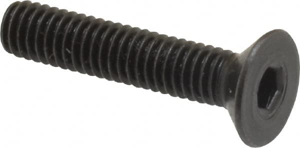 Holo-Krome - M4x0.70 Metric Coarse Hex Socket Drive, 90° Flat Screw - Grade 12.9 Alloy Steel, Black Oxide Finish, 20mm OAL - Benchmark Tooling