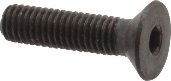Holo-Krome - M5x0.80 Metric Coarse Hex Socket Drive, 90° Flat Screw - Grade 12.9 Alloy Steel, Black Oxide Finish, Fully Threaded, 20mm OAL - Benchmark Tooling
