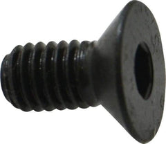 Holo-Krome - M6x1.00 Metric Coarse Hex Socket Drive, 90° Flat Screw - Grade 12.9 Alloy Steel, Black Oxide Finish, Fully Threaded, 12mm OAL - Benchmark Tooling