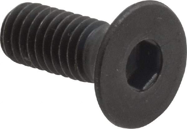 Holo-Krome - M6x1.00 Metric Coarse Hex Socket Drive, 90° Flat Screw - Grade 12.9 Alloy Steel, Black Oxide Finish, Fully Threaded, 16mm OAL - Benchmark Tooling