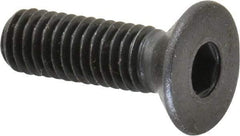 Holo-Krome - M6x1.00 Metric Coarse Hex Socket Drive, 90° Flat Screw - Grade 12.9 Alloy Steel, Black Oxide Finish, Fully Threaded, 20mm OAL - Benchmark Tooling