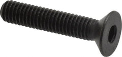 Holo-Krome - M6x1.00 Metric Coarse Hex Socket Drive, 90° Flat Screw - Grade 12.9 Alloy Steel, Black Oxide Finish, Fully Threaded, 30mm OAL - Benchmark Tooling