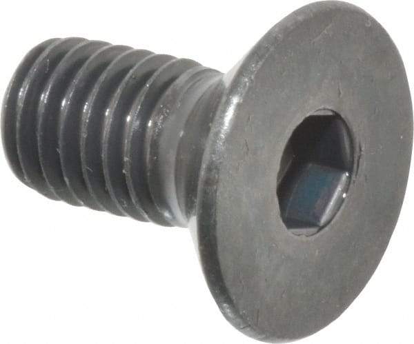 Holo-Krome - M8x1.25 Metric Coarse Hex Socket Drive, 90° Flat Screw - Grade 12.9 Alloy Steel, Black Oxide Finish, Fully Threaded, 16mm OAL - Benchmark Tooling