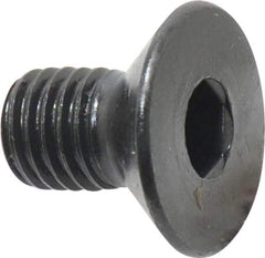 Holo-Krome - M12x1.75 Metric Coarse Hex Socket Drive, 90° Flat Screw - Grade 12.9 Alloy Steel, Black Oxide Finish, Fully Threaded, 20mm OAL - Benchmark Tooling