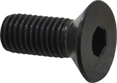 Holo-Krome - M12x1.75 Metric Coarse Hex Socket Drive, 90° Flat Screw - Grade 12.9 Alloy Steel, Black Oxide Finish, Fully Threaded, 30mm OAL - Benchmark Tooling