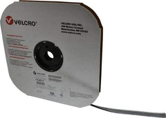 VELCRO Brand - 5/8" Wide x 10 Yd Long Adhesive Backed Loop Roll - Continuous Roll, Black - Benchmark Tooling