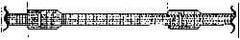 VELCRO Brand - 675 Piece 1" Wide x 8" Piece Length, Self Fastening Tie/Strap Hook & Loop Strap - Perforated/Pieces Roll, Black - Benchmark Tooling