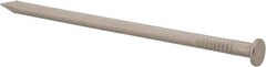 Made in USA - 16D, 8 Gauge, 3-1/2" OAL Common Nails - Smooth Shank, T304 Stainless Steel - Benchmark Tooling