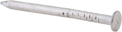 Made in USA - 2D, 15 Gauge, 1" OAL Common Nails - Smooth Shank, Aluminum - Benchmark Tooling