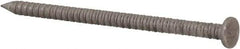 Made in USA - 8D, 10 Gauge, 2-1/2" OAL Common Nails - Ring Shank, 18-8 Stainless Steel - Benchmark Tooling