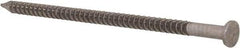 Made in USA - 12D, 9 Gauge, 3-1/4" OAL Common Nails - Ring Shank, T304 Stainless Steel - Benchmark Tooling