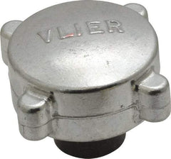 Vlier - 3/8-16 Aluminum Thumb Screw - 2" Head Diam x 13/16" Head Height - Benchmark Tooling