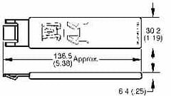 Made in USA - Steel, Clip On, Quarter Turn Stud Receptacle - Large #85 Stud Series - Benchmark Tooling