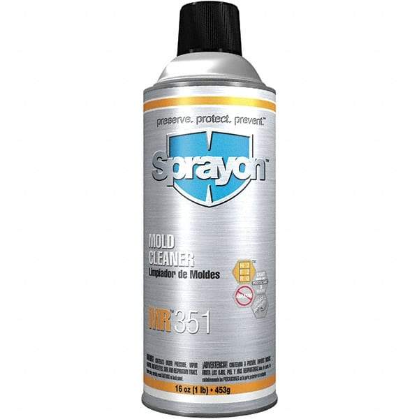 Sprayon - 16 Ounce Aerosol Can, Clear, Mold Cleaner - Benchmark Tooling