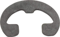 Rotor Clip - 1/4" Groove Diam, 5/16" Shaft Diam, Phosphate Steel, Reinforced E Style External Retaining Rings - 0.029" Groove Width, 0.031" Groove Depth, 0.025" Ring Thickness, Grade 1060-1090 - Benchmark Tooling