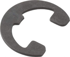 Rotor Clip - 0.396" Groove Diam, 1/2" Shaft Diam, Phosphate Steel, Reinforced E Style External Retaining Rings - 0.046" Groove Width, 0.052" Groove Depth, 0.042" Ring Thickness, Grade 1060-1090 - Benchmark Tooling