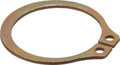 Rotor Clip - 0.882" Groove Diam, 15/16" Shaft Diam, Zinc Yellow Dichromate Steel, Snap External Retaining Rings - 0.046" Groove Width, 0.028" Groove Depth, 0.042" Ring Thickness, Grade 1060-1090 - Benchmark Tooling