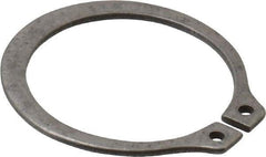 Rotor Clip - 0.821" Groove Diam, 7/8" Shaft Diam, Zinc-Plated Stainless Steel, Snap External Retaining Rings - 0.046" Groove Width, 0.027" Groove Depth, 0.042" Ring Thickness, Grade 15-7 Grade 632 - Benchmark Tooling