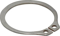 Rotor Clip - 0.94" Groove Diam, 1" Shaft Diam, Zinc-Plated Stainless Steel, Snap External Retaining Rings - 0.046" Groove Width, 0.03" Groove Depth, 0.042" Ring Thickness, Grade 15-7 Grade 632 - Benchmark Tooling