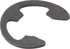 Rotor Clip - 0.485" Groove Diam, 5/8" Shaft Diam, Phosphate Steel, Bowed E Style External Retaining Rings - 0.077" Groove Width, 0.07" Groove Depth, 0.042" Ring Thickness, Grade 1060-1090 - Benchmark Tooling