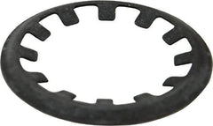 Rotor Clip - 5/8" Shaft Diam, Phosphate Steel, Self Locking External Retaining Rings - 0.015" Ring Thickness, Grade 1060-1090 - Benchmark Tooling