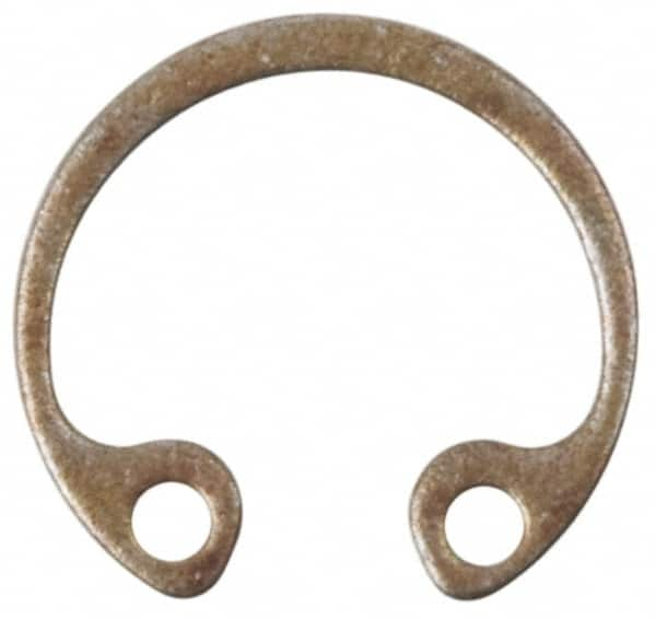 Rotor Clip - 0.025" Thick, Phosphate Finish, Steel Snap Internal Retaining Ring - 0.029" Groove Width, 0.012" Groove Depth, 0.461" Groove Diam, Grade 1060-1090 - Benchmark Tooling