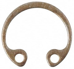 Rotor Clip - 0.035" Thick, Phosphate Finish, Steel Snap Internal Retaining Ring - 0.039" Groove Width, 0.02" Groove Depth, 0.665" Groove Diam, Grade 1060-1090 - Benchmark Tooling