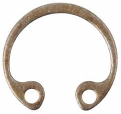 Rotor Clip - 11/16" Nominal, 0.035" Thick, Phosphate Finish, Spring Steel Snap Internal Retaining Ring - 0.039" Groove Width, 0.0222" Groove Depth, 0.732" Groove Diam, Grade 1060-1090 - Benchmark Tooling