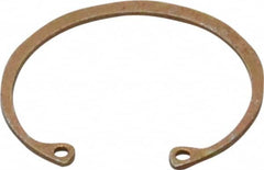 Rotor Clip - 0.05" Thick, Zinc Yellow Dichromate Finish, Steel Snap Internal Retaining Ring - 0.056" Groove Width, 0.047" Groove Depth, 1.594" Groove Diam, Grade 1060-1090 - Benchmark Tooling